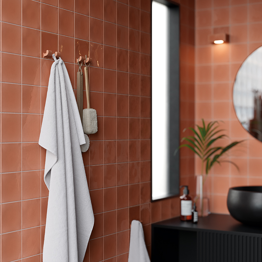 Built-in ceramic hooks