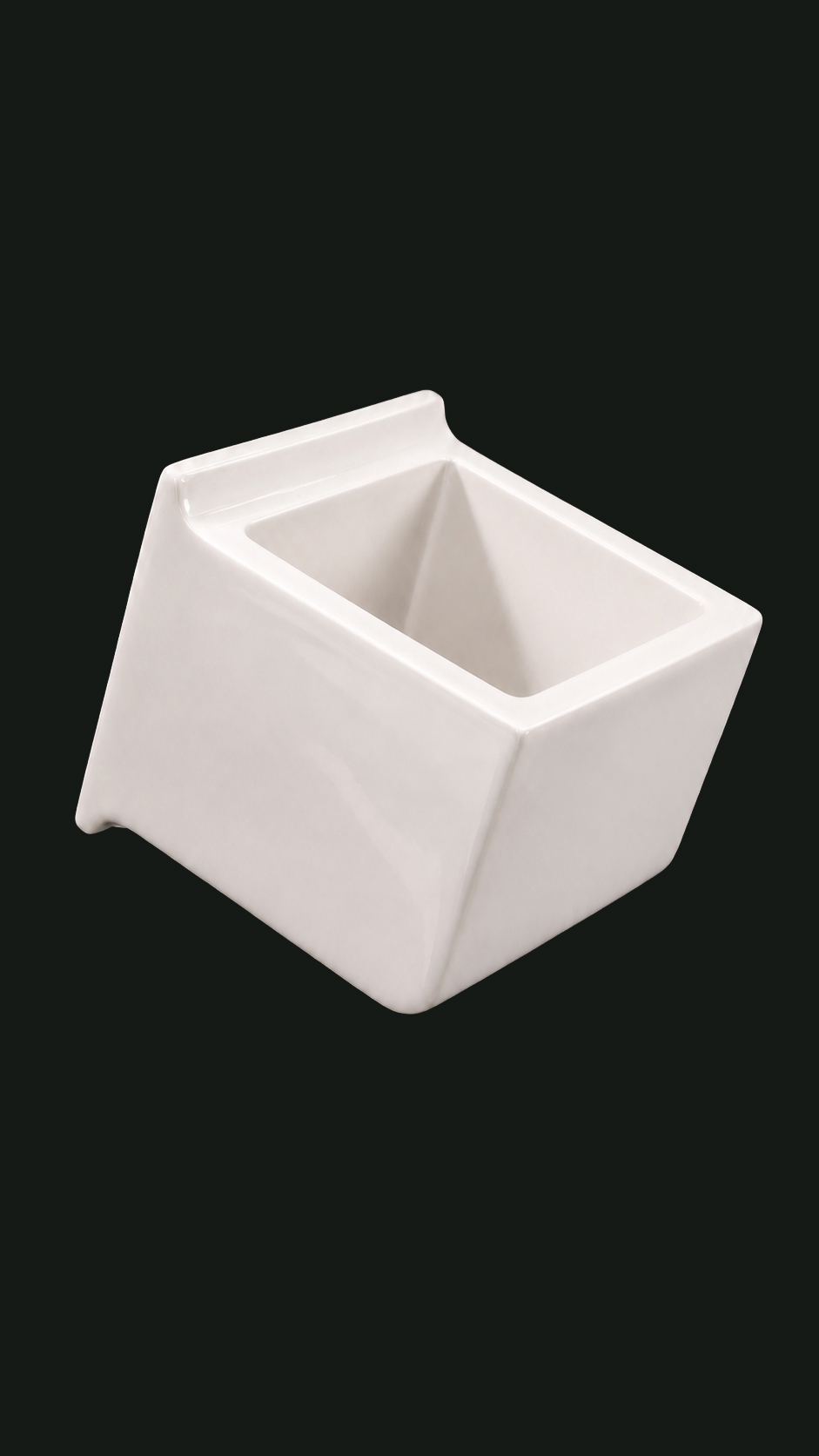 Pot FUNCTILE in Ebony